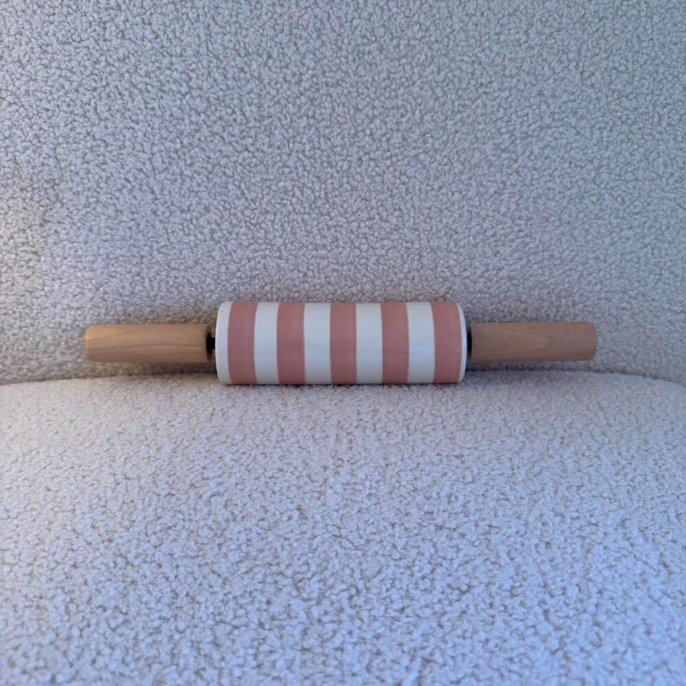 Threshold Mini Rolling Pin - Pink Stripes